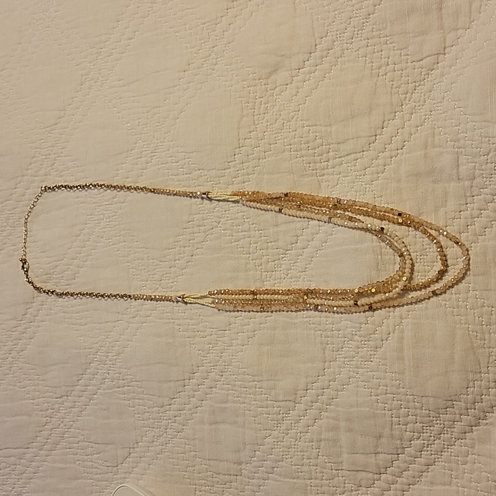Long beaded necklace